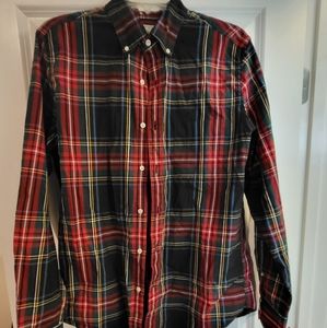 J crew stretch secret wash cotton poplin Stewart t